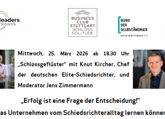 Schlossgeflüster am 25.03.2026 mit Schiedsrichter-Chef Knut Kircher